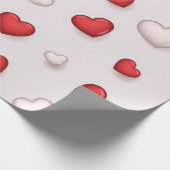 Herzmuster Geschenkpapier (Ecke)