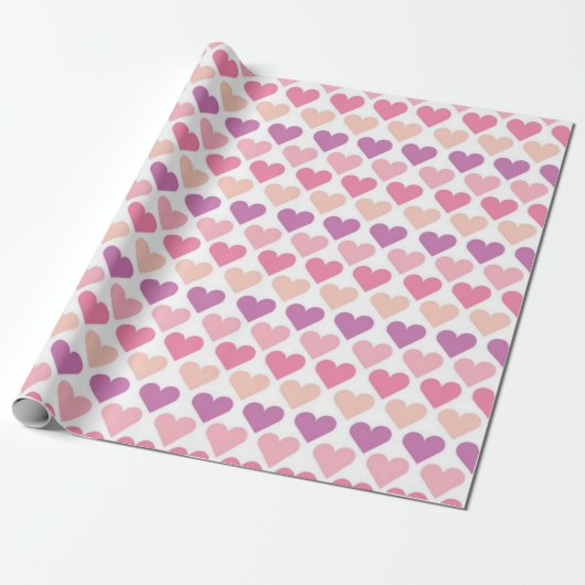 Herzmuster Geschenkpapier (Ungerollt)