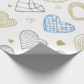 Herzmuster Geschenkpapier (Ecke)