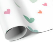 Herzmuster Geschenkpapier (Rolleneckpunkt)