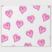 Herzmuster Geschenkpapier (Flach)