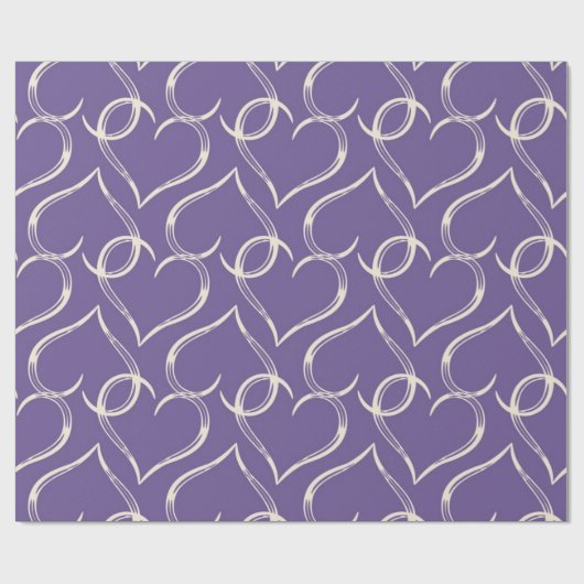 Herzmuster Geschenkpapier (Flach)