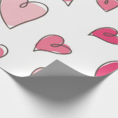 Herzmuster Geschenkpapier (Ecke)