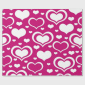 Herzmuster Geschenkpapier (Flach)