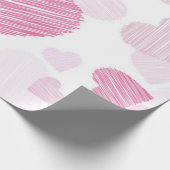 Herzmuster Geschenkpapier (Ecke)
