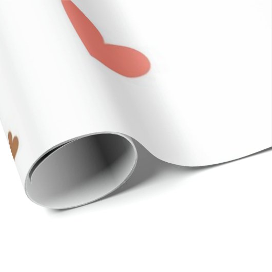 Herzmuster Geschenkpapier (Rolleneckpunkt)
