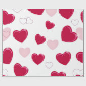 Herzmuster Geschenkpapier (Flach)