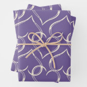 Herzmuster Geschenkpapier Set (Beispiel)