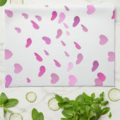 Herzmuster Geschirrtuch (Gefaltet)