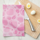 Herzmuster Geschirrtuch (Viertel Falte)