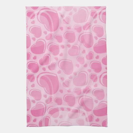 Herzmuster Geschirrtuch (Vertikal)