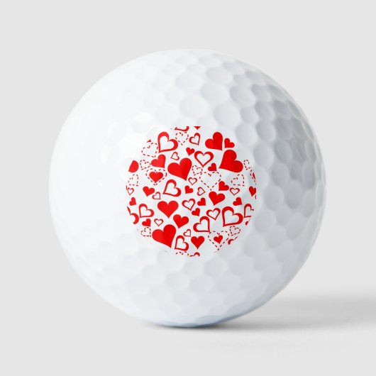 Herzmuster Golfball (Vorderseite)