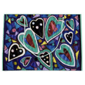 Herzmuster Große Geschenktüte (Vorderseite)