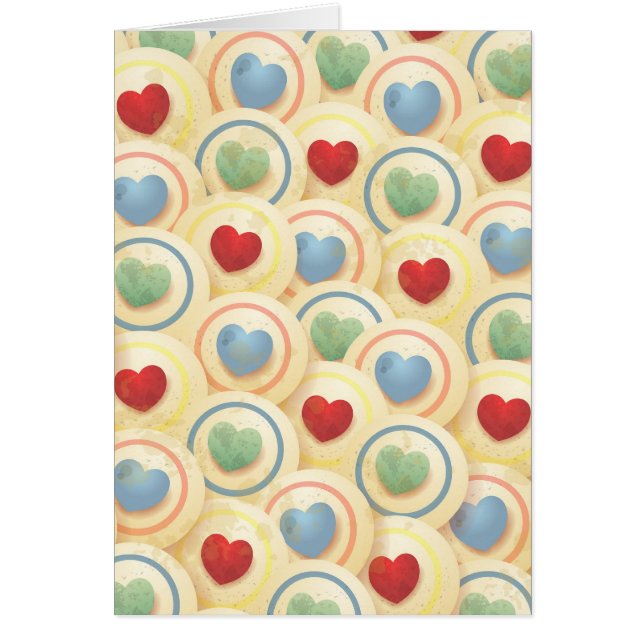 Herzmuster im Vintagen Stil (Vorne)