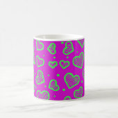Herzmuster - Inspiriert vom Valentinstag Kaffeetasse (Mittel)