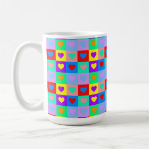 Herzmuster Kaffeetasse