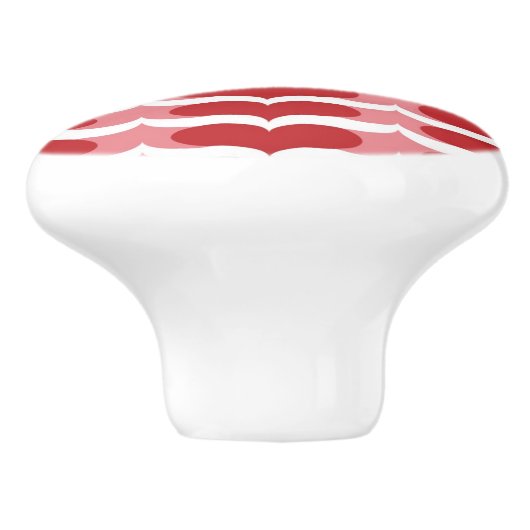 Herzmuster Keramikknauf (Seitenansicht)