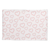 Herzmuster Kissenbezug (Rückseite)