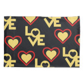 Herzmuster Kissenbezug (Rückseite)