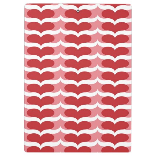 Herzmuster Klemmbrett (Rückseite)