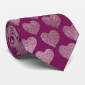 Herzmuster Krawatte (Gerollt)