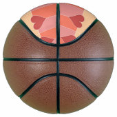 Herzmuster, kundenspezifischer Basketball auf Mono (Rechts)