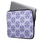 Herzmuster Laptopschutzhülle (Vorderseite Links)