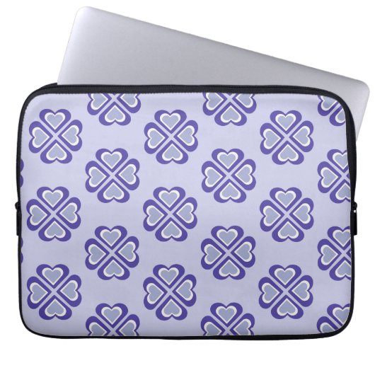 Herzmuster Laptopschutzhülle (Vorderseite)