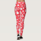 Herzmuster Leggings (Rückseite)