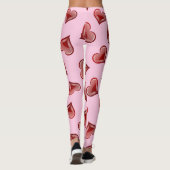 Herzmuster Leggings (Rückseite)