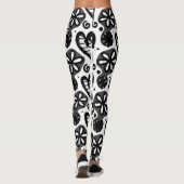 Herzmuster Leggings (Rückseite)