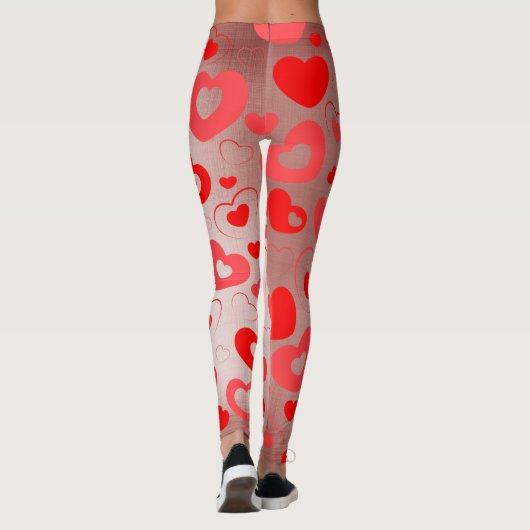 Herzmuster Leggings (Rückseite)