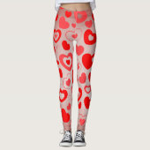 Herzmuster Leggings (Vorderseite)
