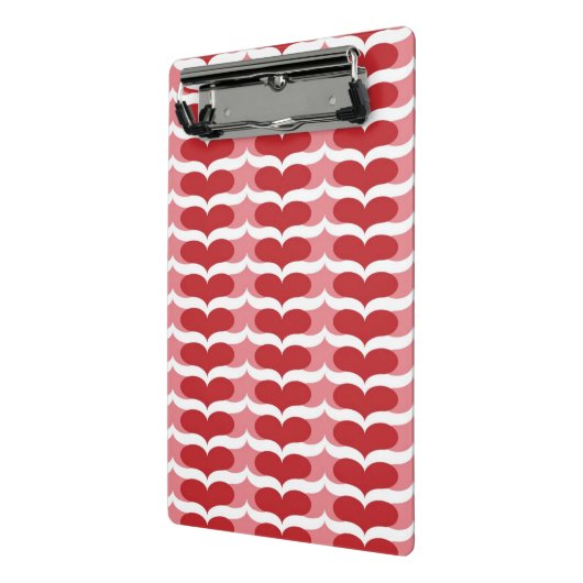 Herzmuster Mini Klemmbrett (Gewinkelt2)