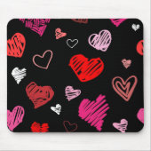 Herzmuster Mousepad (Vorne)