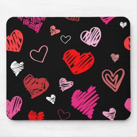 Herzmuster Mousepad (Vorne)