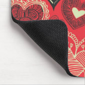 Herzmuster Mousepad (Ecke)