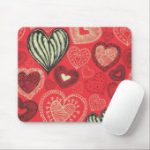 Herzmuster Mousepad (Mit Mouse)