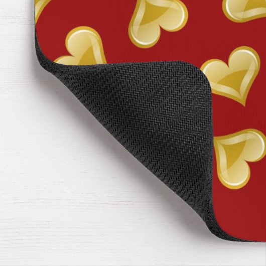 Herzmuster Mousepad (Ecke)