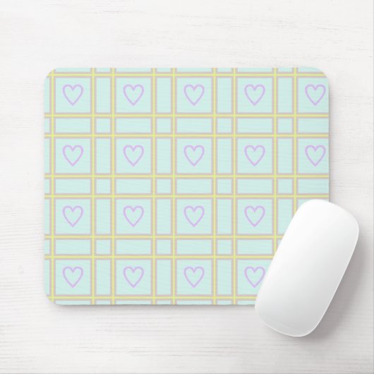 Herzmuster Mousepad (Mit Mouse)