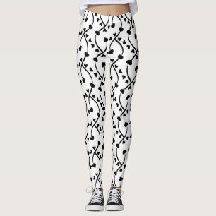 Herzmuster Nahtloses Design Leggings