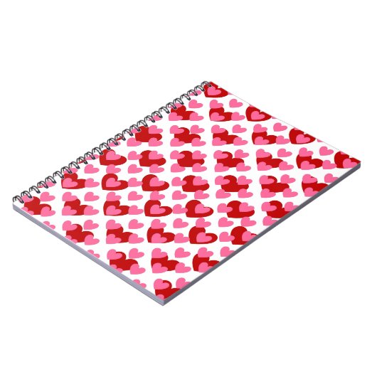 Herzmuster Notizblock (Linke Seite)