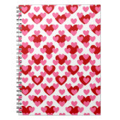 Herzmuster Notizblock (Vorderseite)