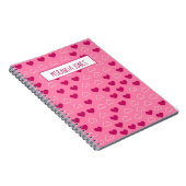 Herzmuster Notizblock (Rechte Seite)