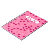 Herzmuster Notizblock (Linke Seite)