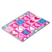 Herzmuster Notizblock (Linke Seite)