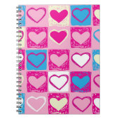 Herzmuster Notizblock (Vorderseite)