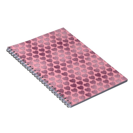 Herzmuster Notizblock (Rechte Seite)