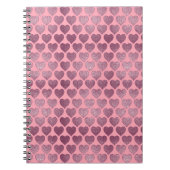Herzmuster Notizblock (Vorderseite)