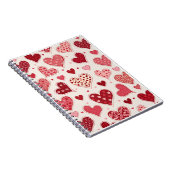 Herzmuster Notizblock (Rechte Seite)